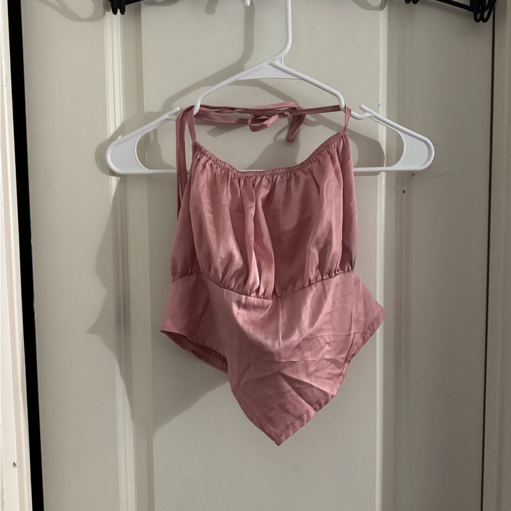 Pink Halter Top